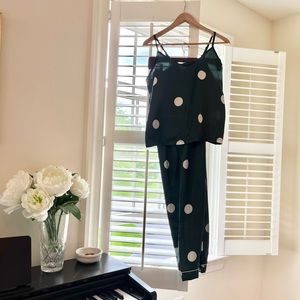 Elegant pj set polka dot